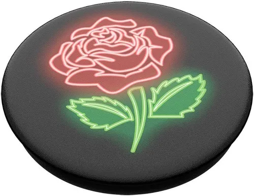 Miniatura 3 de PopSockets - Agarre para teléfono con soporte expandible, agarre adhesivo, rosa neón Rosado neón