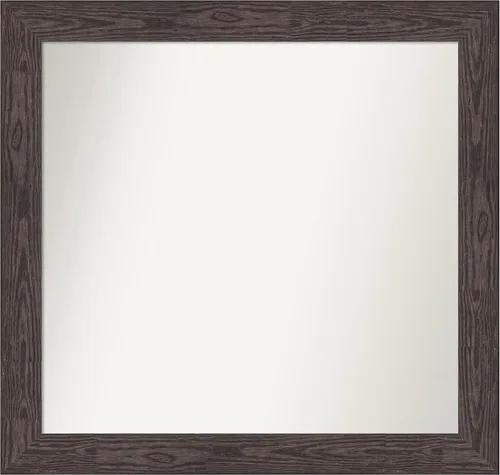 Miniatura 284 de Amanti Art Espejo personalizado, espejo de baño negro puente, espejo de pared o espejo de tocador de baño sobre el fregadero (26 x 26 pulgadas)