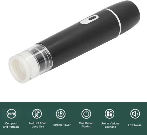 Miniatura 5 de Sellador al vacío portátil inalámbrico eléctrico para almacenamiento de alimentos y ropa, color negro