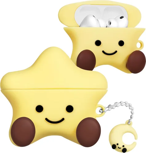 Miniatura 7 de Joyleop Funda para Airpods Pro 3 – Linda funda divertida para mujeres, niñas y niños 3D Kawaii Capybara Oso Diseño de dibujos animados Funda