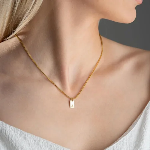 Miniatura 2 de Collares con iniciales para mujer, delicado collar con inicial de plata personalizada, collar con dije de plata pequeño para mujer, regalo
