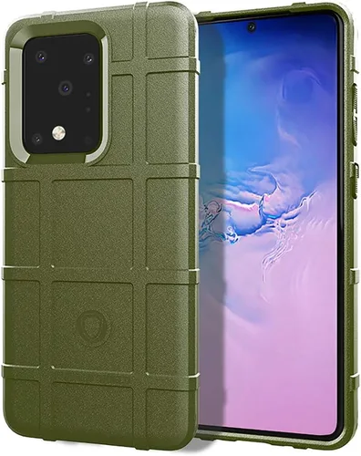 Miniatura 44 de EGO TACTICAL Rugged Shield Brand Solid Color TPU Phone Case for Samsung Galaxy S20 FE - OD Green Verde OD