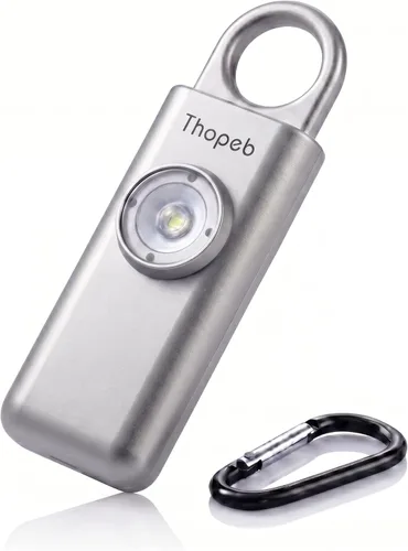 Miniatura 10 de La alarma de seguridad personal original para mujeres por mujeres, sonido de sirena fuerte, luz LED estroboscópica SOS, ten seguridad con la alarma