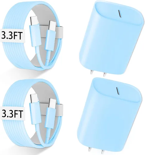 Miniatura 19 de Cargador para iPhone 17, 16, 15 Pro Max, cable largo USB C de carga rápida de 10 pies para Apple iPhone Block, con cargadores PD iPhone 17 de 20 W