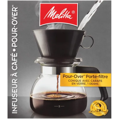 Miniatura 5 de Melitta cafetera, cápsula con vertedor más taza para viaje paquete de 2.