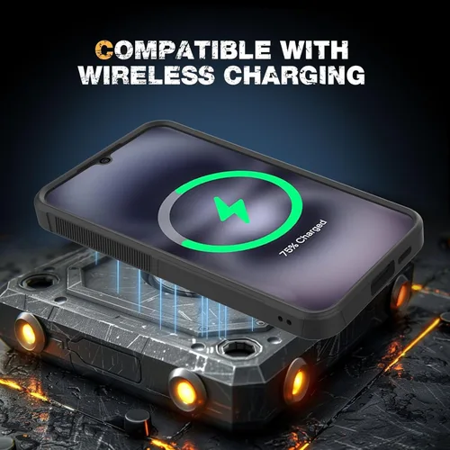 Miniatura 3 de Funda magnética para Galaxy A16 5G, [compatible con MagSafe] [protección contra caídas de grado militar] Funda resistente a prueba de golpes
