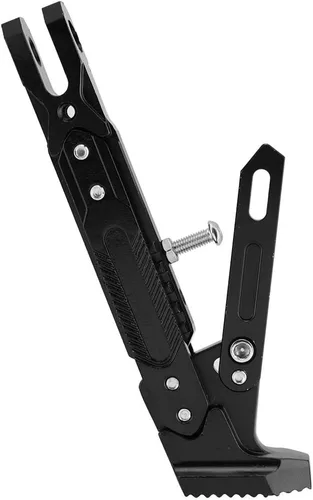 Miniatura 3 de Soporte para motocicleta, accesorios de motocicleta Modificado CNC Trípode ajustable Kickstand Soporte lateral