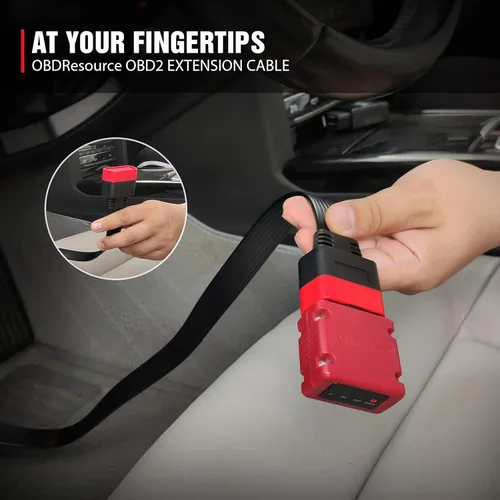 Miniatura 5 de Cable de extensión OBD2, herramienta profesional de escaneo de diagnóstico automotriz, cable de extensión completo de 16 pines para escáner ODBII