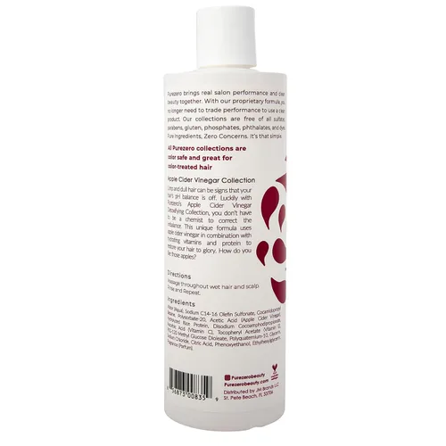 Miniatura 2 de Purezero Set de champú y acondicionador de vinagre de sidra de manzana, desintoxicación del cuero cabelludo y el cabello, pH equilibrado, aumenta