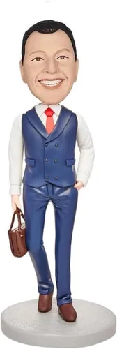 Miniatura 11 de Bobblehead personalizada para mujer, figura personalizada de Lady Boss de la foto, regalo de empoderamiento para mujeres, decoración de escritorio