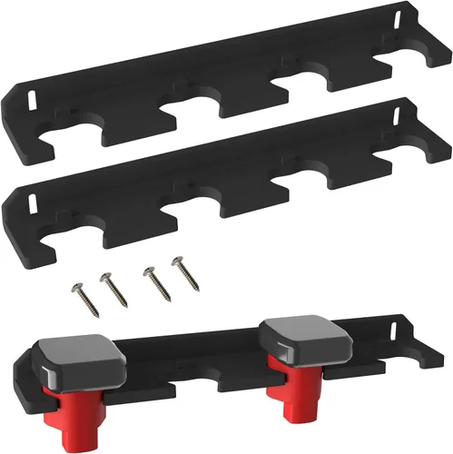 Soporte de batería para Milwaukee M12, Mount 4 ranuras Batte-ry HOL-der para Mil-Waukee m12, Ba-ttery Hold-er para Milw-aukee 12V, almacenamiento de
