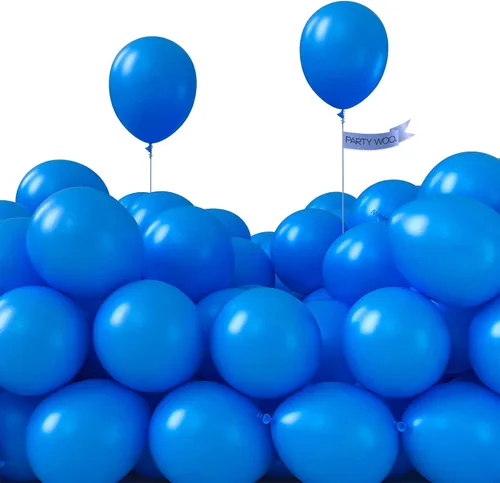 Miniatura 8 de 120 globos azules de 5 pulgadas y 120 globos blancos, 120 unidades de 5 pulgadas