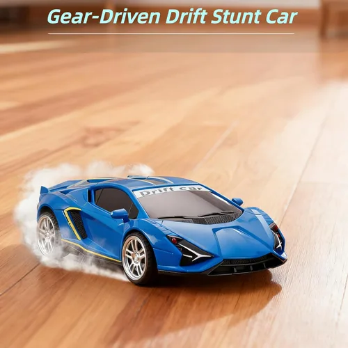 Miniatura 5 de Inertia Drift - Auto de juguete para niños de 3 a 6 años, modelo de vehículo para niños y niñas, paquete de 2 vehículos impulsados por fricción Push