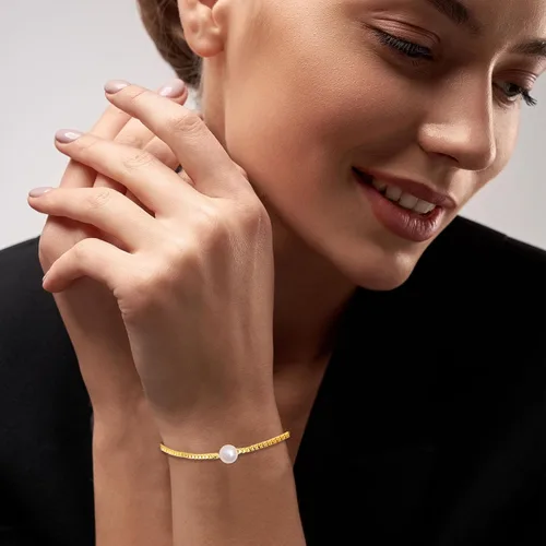 Miniatura 6 de Junkin 30 pulseras deslizantes de 8.7 pulgadas, pulsera ajustable con extremos de diamantes de imitación, cadenas extensoras para hacer joyas