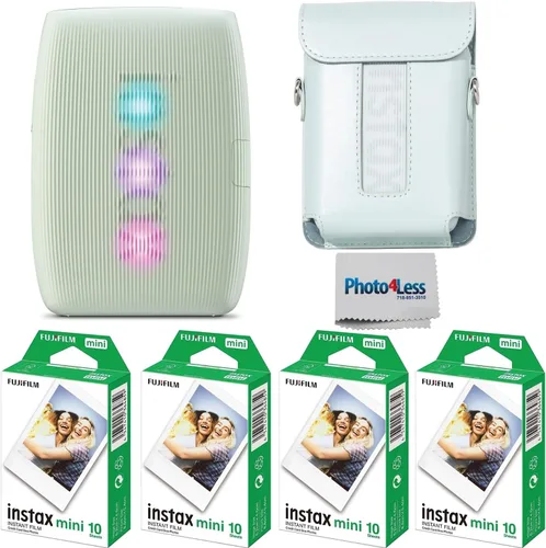 Miniatura 9 de Fujifilm Instax Mini Link 3 - Paquete de película para impresora Instax Mini (40 hojas), funda protectora Link 3 (blanco arcilla)