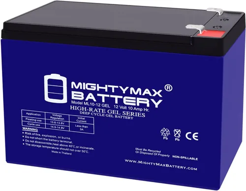 Miniatura 14 de Batería Mighty Max ML12-12 Gel - 12 V 12 Ah, tipo Gel, terminal F2, batería recargable SLA AGM
