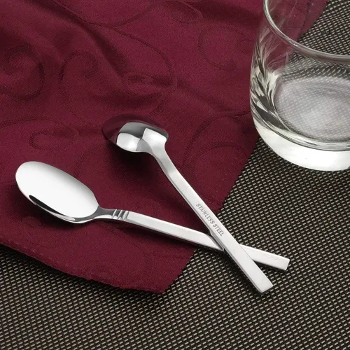 Miniatura 4 de Cucharas de café de acero inoxidable de 12 piezas, cuchara pequeña para expreso, mini cuchara Stainless Steel Small Spoons, Spoon Silverware