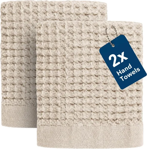 Miniatura 16 de ONSEN Supima® - Toalla de baño de punto gofre, grande, de secado rápido, 100% algodón estadounidense, ligera y absorbente, 38 x 67 pulgadas