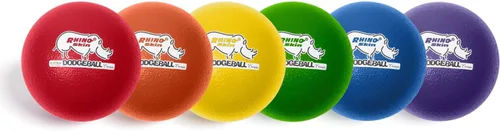 Miniatura 16 de Champion Sports® Rhino Skin® Juego de pelotas de eva de bajo rebote y unidades individuales para patio de juegos, educación física, patio trasero
