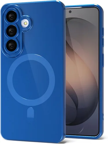 Miniatura 33 de Svanove para Samsung Galaxy S22 Funda de teléfono de silicona magnética, compatible con Magsafe, linda para mujeres, brillante color brillante, gel