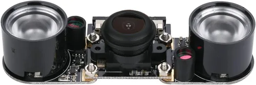 Miniatura 2 de Raspberry Pi 4 Cámara ojo de pez gran angular 5MP 1080p visión nocturna módulo de cámara para Raspberry Pi 4 Modelo B Raspberry Pi 3 Modelo B/B+