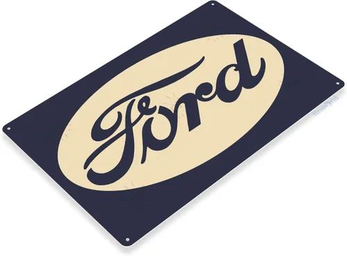 Miniatura 2 de Tinworld Letrero de estaño: "Ford Retro" Metal Decor Parts Auto Shop Garage A378