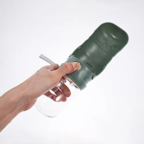 Miniatura 6 de Leak Portable Dog Water Bottle with Travel Drinking Bowl Lightweight Small Pet Water Dispenser for Hiking Camping Walking and Outdoor Trips