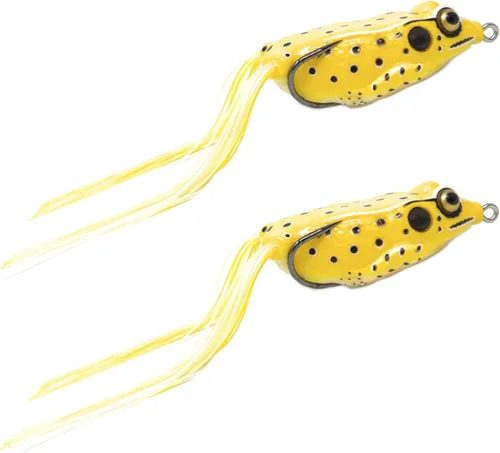 Miniatura 18 de Reaction Tackle Ranas de cuerpo hueco para pesca de lubina, señuelo ultra realista sin malas hierbas para lubina, cabeza de serpiente, lucio y más