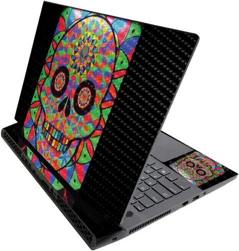 Miniatura 647 de MightySkins - Skin brillante con purpurina para Alienware M17 R3 (2020) y M17 R4 (2021) - Diversión de los años 90 Acabado duradero con purpurina