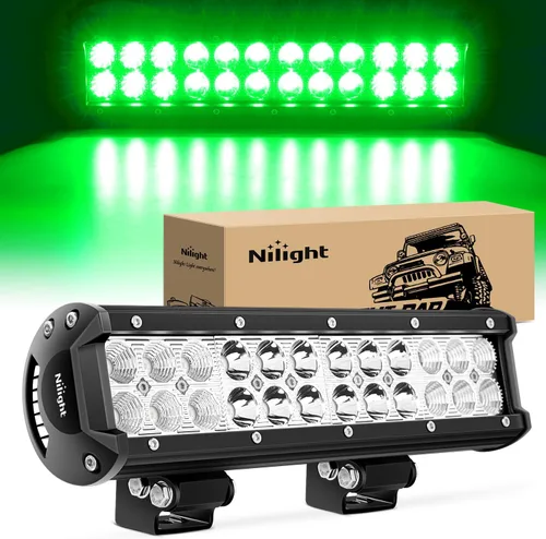 Miniatura 16 de Nilight Barra de luz LED de 12 pulgadas, 72 W, 5040 lm, combo de haz puntual y amplio, luz de trabajo para todoterreno, niebla, barco, para Blanco