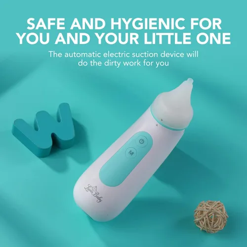 Miniatura 6 de Aspirador nasal eléctrico para bebés, máquina de succión de nariz para recién nacidos, niños y adultos, aspiradora automática de mocos Booger