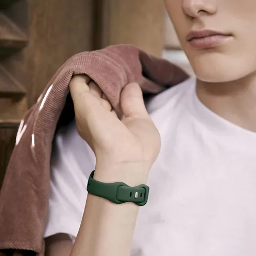 Miniatura 7 de Ouwegaga Compatible con Correas de Fitbit Versa 4 para Mujer/Sense 2/Sense/Versa 3 Correas para Hombre, Correa Deportiva Delgada de Silicona Suave