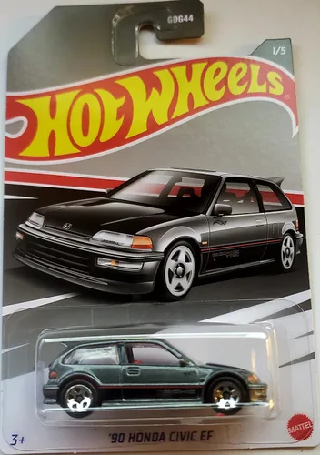 Miniatura 5 de Hot Wheels Juego de aniversario de Honda Civic 2022, (HDH20)