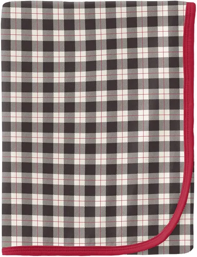 Miniatura 13 de KicKee - Manta para envolver con estampado, suave y sedosa, manta de seguridad, tamaño 40 x 29 pulgadas (gnomos rosa bebé, talla única)
