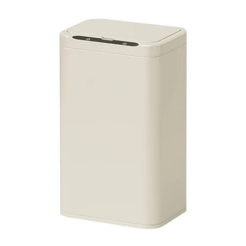 Miniatura 9 de ELPHECO Basurero de acero inoxidable para oficina, 6.6 galones, con sensor de movimiento, rectangular, automático, sin tacto, para hotel y sala