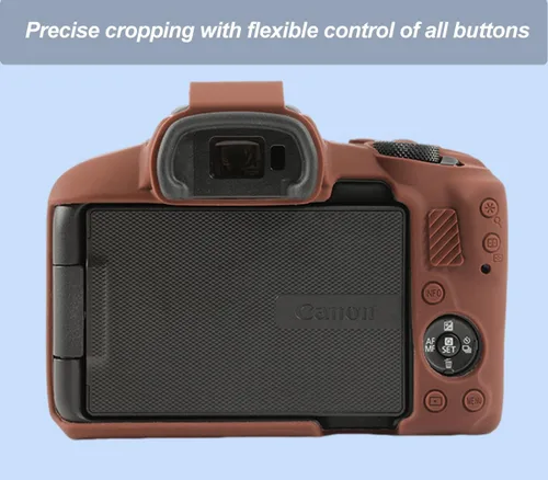 Miniatura 4 de Pocoukate Funda para cámara Canon EOS R50, funda protectora de silicona suave con protector de pantalla EOS R50 Accesorios para Canon EOS R50 Cámara