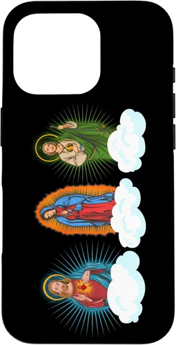 Miniatura 19 de iPhone 11 Pro Max Jesús, Virgen María y San Judas Tadeo En Nubes Caso