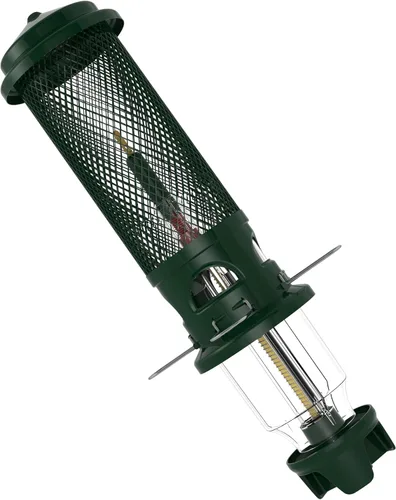 Miniatura 3 de Squirrel Buster Legacy - Comedero para pájaros a prueba de ardillas para aves silvestres, 4 perchas extraíbles de metal, capacidad de semillas