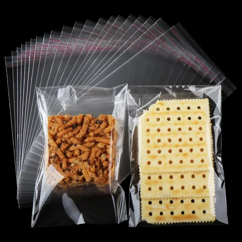 200 piezas de bolsas para galletas, bolsas de celofán autosellantes de 5x7 pulgadas, bolsas resellables para dulces para galletas y recuerdos de 5x7