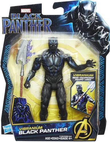 Miniatura 2 de Marvel Black Panther - Traje Vibranium (6 pulgadas), color negro