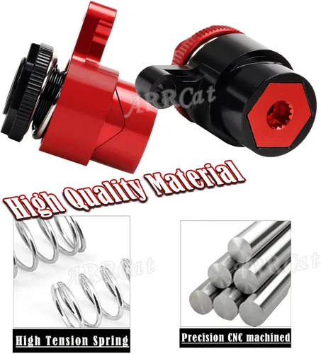 Miniatura 5 de Pieza de actualizaciones para Arrma 1/5 KRATON 8S BLX, Outcast 8S BLX, juego de resortes de aluminio servo ahorrador de aluminio, mejoras Hop-up