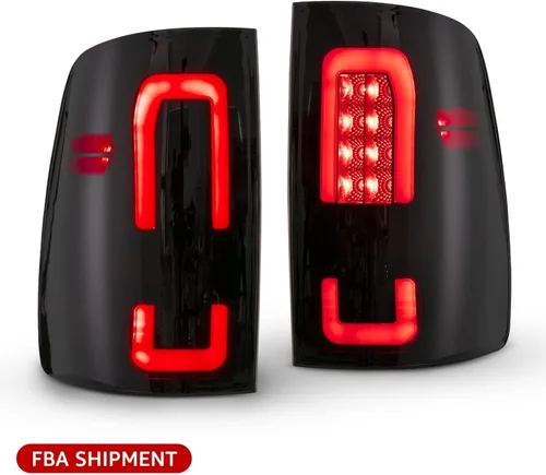 Miniatura 9 de HAKA TOUGH Conjunto de luces traseras LED para Dodge Ram 1500 2009-2018 Dodge Ram 2500/3500 2010-2018 2010-2018 luces traseras ahumadas negras