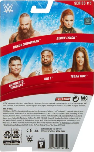 Miniatura 6 de WWE Big E - Figura de acción de la serie 115, figura de acción posable de 6 pulgadas, coleccionable para edades de 6 años en adelante