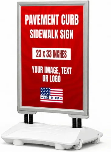 Miniatura 12 de BCB Print - Letreros personalizados para patio con 2 estacas de metal (24 x 18 pulgadas), letreros personalizados para césped para negocios, eventos