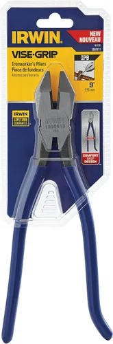Miniatura 2 de Irwin Tools 1990613 IRWIN VISE-GRIP - Alicates para trabajadores de hierro, 9 pulgadas, amarillo