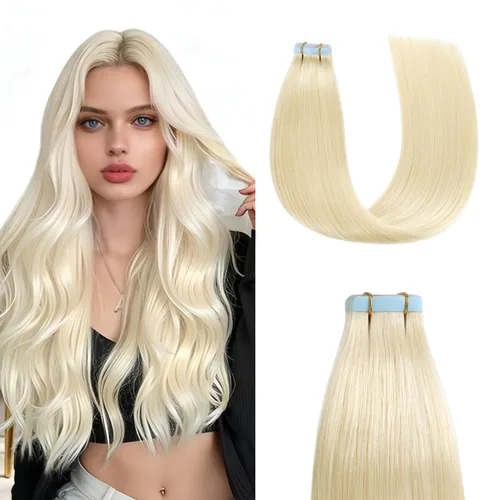 Miniatura 21 de Sunya Extensiones de cabello humano con punta en I Tip, 1.76 oz, 50 mechones por paquete, extensiones de cabello con queratina previamente unidas