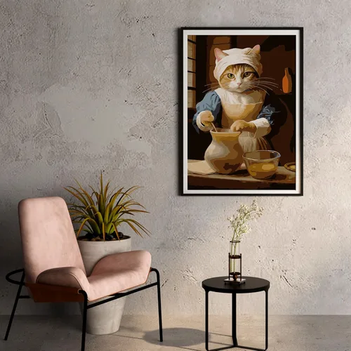 Miniatura 2 de NiArt Pintura por Números para Adultos Principiantes, Pintura por Números DIY sobre Lienzo para Niños, Kits de Pintura al Óleo para Regalo y Maid