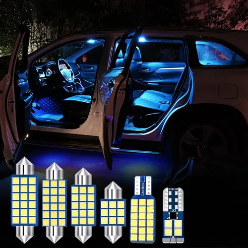 Miniatura 2 de 4 bombillas LED para coche, luces de lectura de cúpula interior, para Nissan Sentra Sylphy B17 2012 2013 2014 2015 2016, accesorios