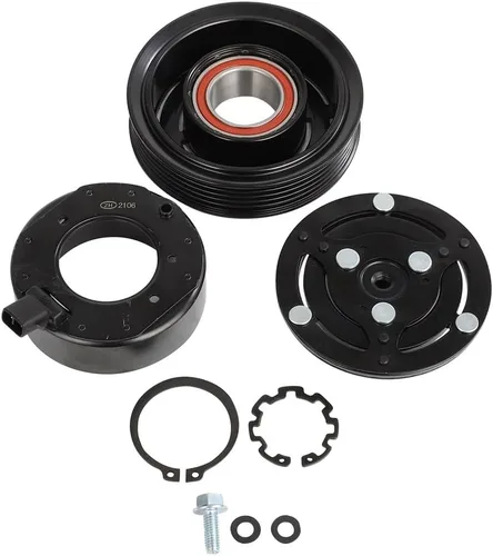 Miniatura 8 de cciyu Embrague del compresor del aire acondicionado para Ford Focus 2.0L 2000-2002 Asamblea de compresores de reparación de automóviles 57162 58162