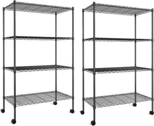 Miniatura 19 de Simple Deluxe - Estantería resistente de almacenamiento de 5 estantes, capacidad de carga de 1250 libras, 29.92" de profundidad x 13.98" de ancho x
